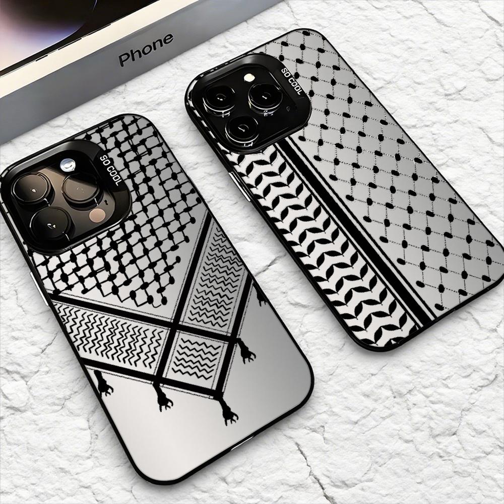 Apple Iphone 15 Pro Max - เคสโทรศัพท์ลายเคฟฟียะห์ ปาเลสไตน์ สำหรับ iPhone 17 16