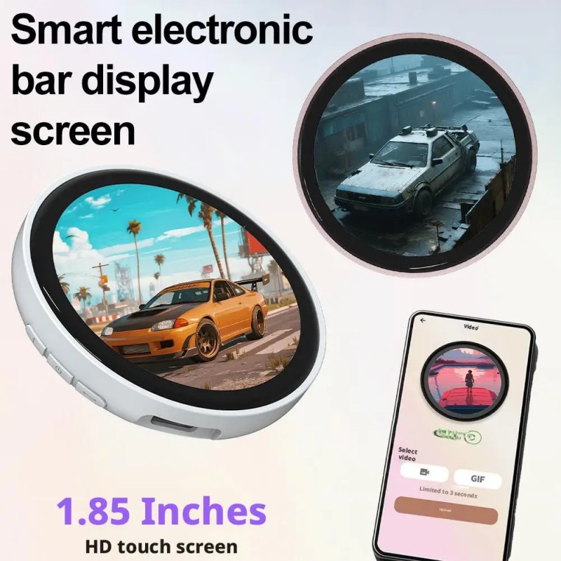 Modern Electronics Gadgets - เข็มกลัดแสดงผลอิเล็กทรอนิกส์แบบไดนามิก ลายอนิเมะ ของที่ระลึกสำหรับแฟนโอตาคุและเพื่อนๆ