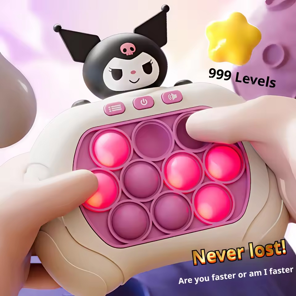 New Gadgets Electronic - เกมกดปุ่มคุโรมิ ซานริโอ แบบใหม่ ของเล่นป๊อปอัพฟิดเจ็ตบับเบิ้ลอิเล็กทรอนิกส์ ป๊อปอิทโปร น้ำหนักเบา