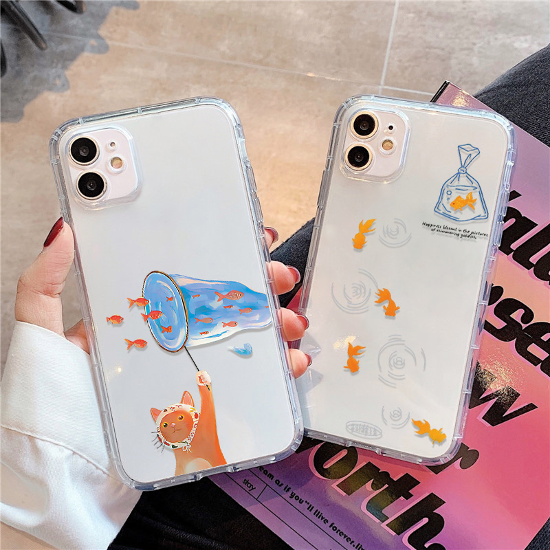 Apple Iphone 15 Pro Max - เคสโทรศัพท์ลายปลาสวยงาม สำหรับ iPhone 14 16 15