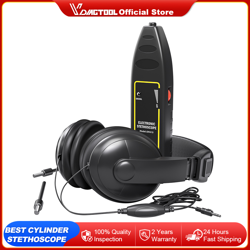 New Gadgets Electronic - เครื่องมือวินิจฉัยรถยนต์ NEW Vdiagtool แบบหูฟังตรวจจับเสียงเครื่องยนต์ เครื่องวิเคราะห์เสียงเครื่องยนต์ เครื่องทดสอบเสียง