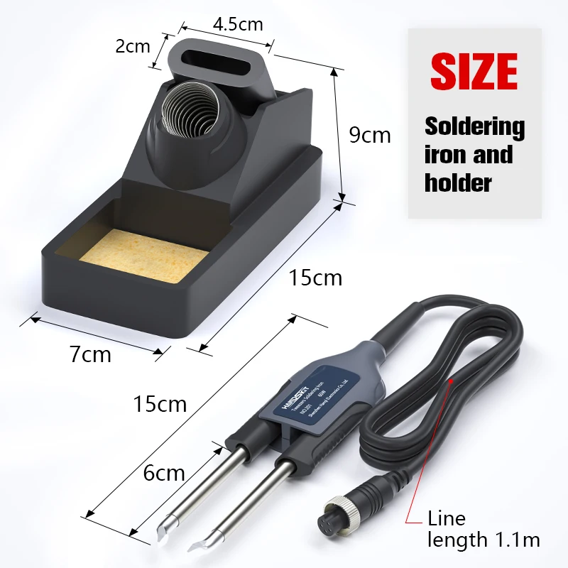 Useful Electronic Gadgets - T12 สถานีบัดกรีแหนบจับสําหรับ Handskit STM 32 สถานีบัดกรีอุณหภูมิปรับแบบพกพา