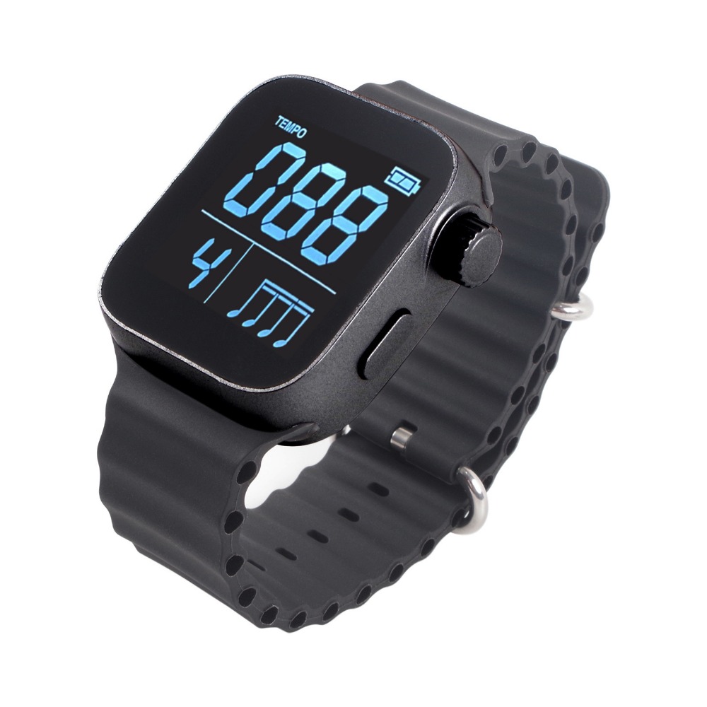 Magnetic Charging Cable - นาฬิกาเมโทรนอมแบบสั่นสะเทือนที่ปรับได้ผ่านแอพ สายรัดปรับได้ สายชาร์จแม่เหล็ก นาฬิกาเมโทรนอมแบบสวมข้อมือ ช่วงความเร็ว 40-240