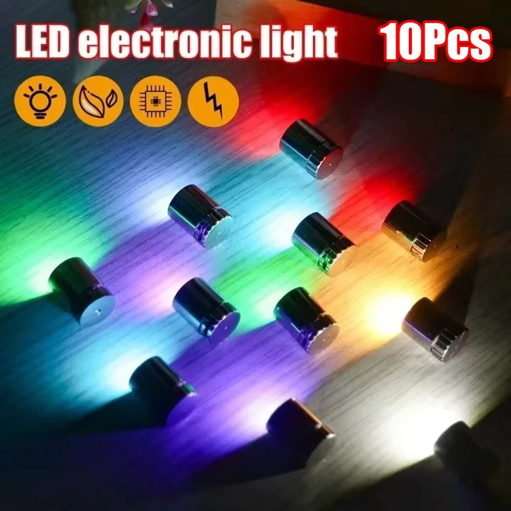 New Gadgets Electronic - 10 ชิ้น ไฟ LED ขนาดเล็กแบบใหม่ ใช้แบตเตอรี่