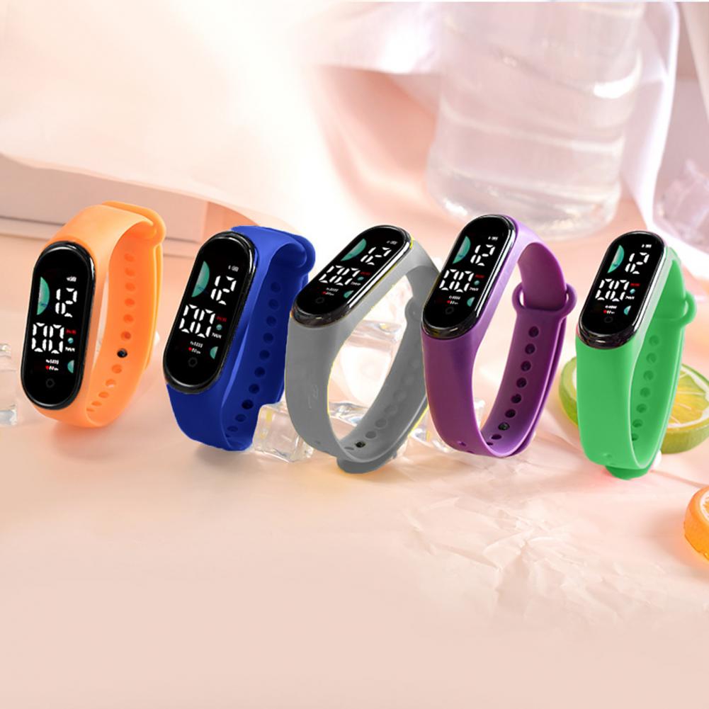 Smart Watch Kids - นาฬิกาเด็กของขวัญวันเกิดสําหรับเด็กสาวสมาร์ท LED ดิจิตอลการ์ตูนเด็กนาฬิกากันน้ํานาฬิกาข้อมือ reloj niño
