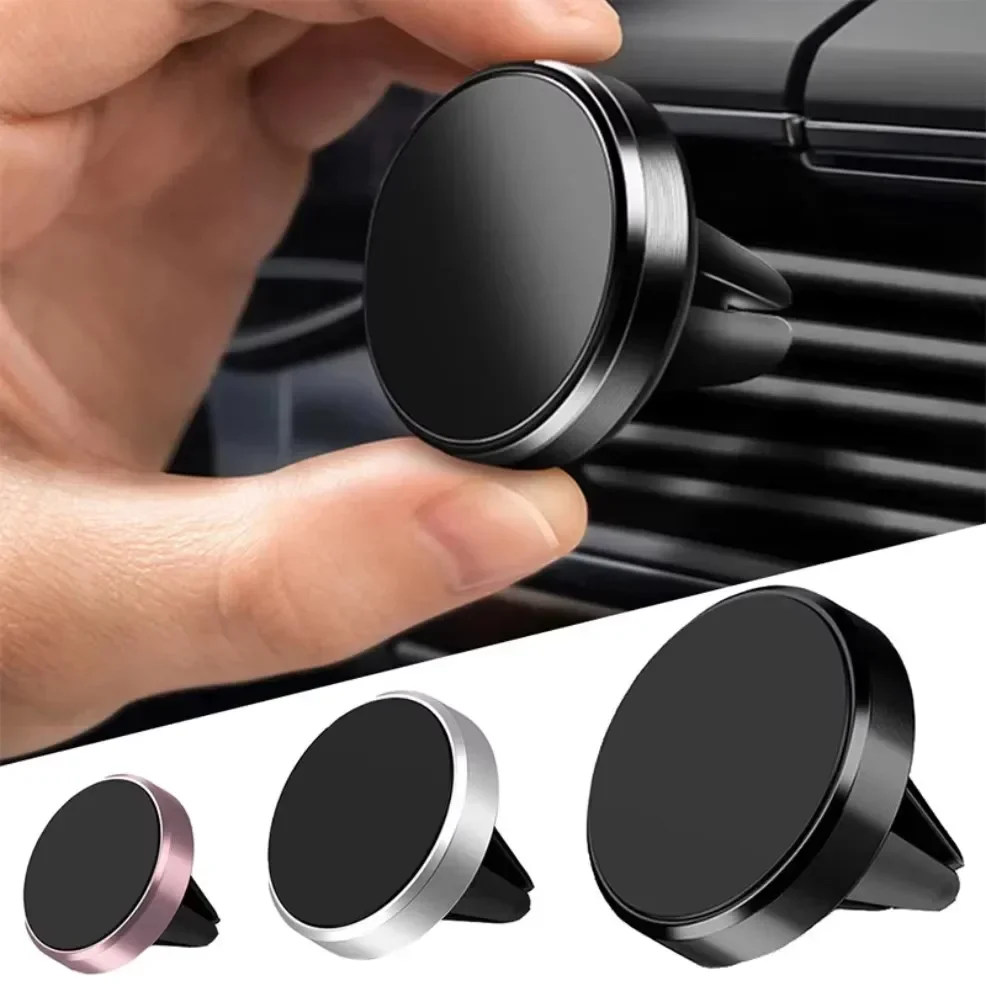 Useful Electronic Gadgets - ที่ยึดโทรศัพท์ในรถยนต์แบบแม่เหล็ก สำหรับติดตั้งในช่องระบายอากาศในรถยนต์ ใช้ได้กับโทรศัพท์มือถือทุกรุ่น ที่วางโทรศัพท์แบบแม่เหล็กสำหรับ iPhone และ