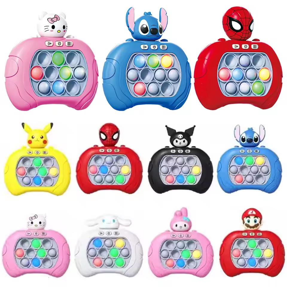 New Gadgets Electronic - เกมกดปุ่ม Hello Kitty Kuromi แบบใหม่ ป๊อปอัพฟิดเจ็ตบับเบิ้ลอิเล็กทรอนิกส์