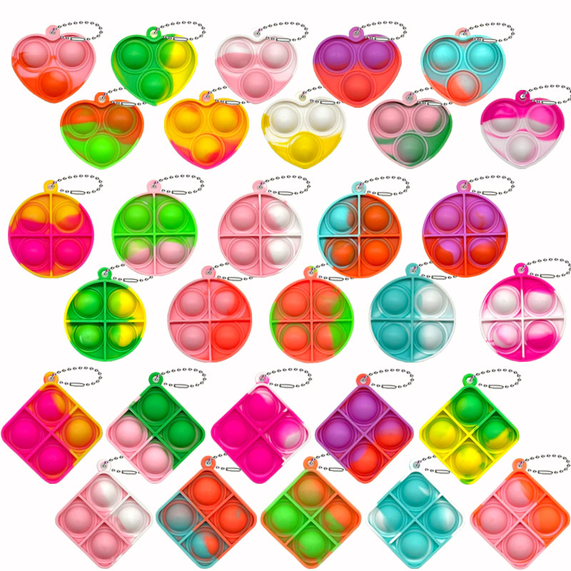 Electronics Gadgets Bag - 20 ชิ้น Mini Pop พวงกุญแจเด็กวัยหัดเดิน Sensory