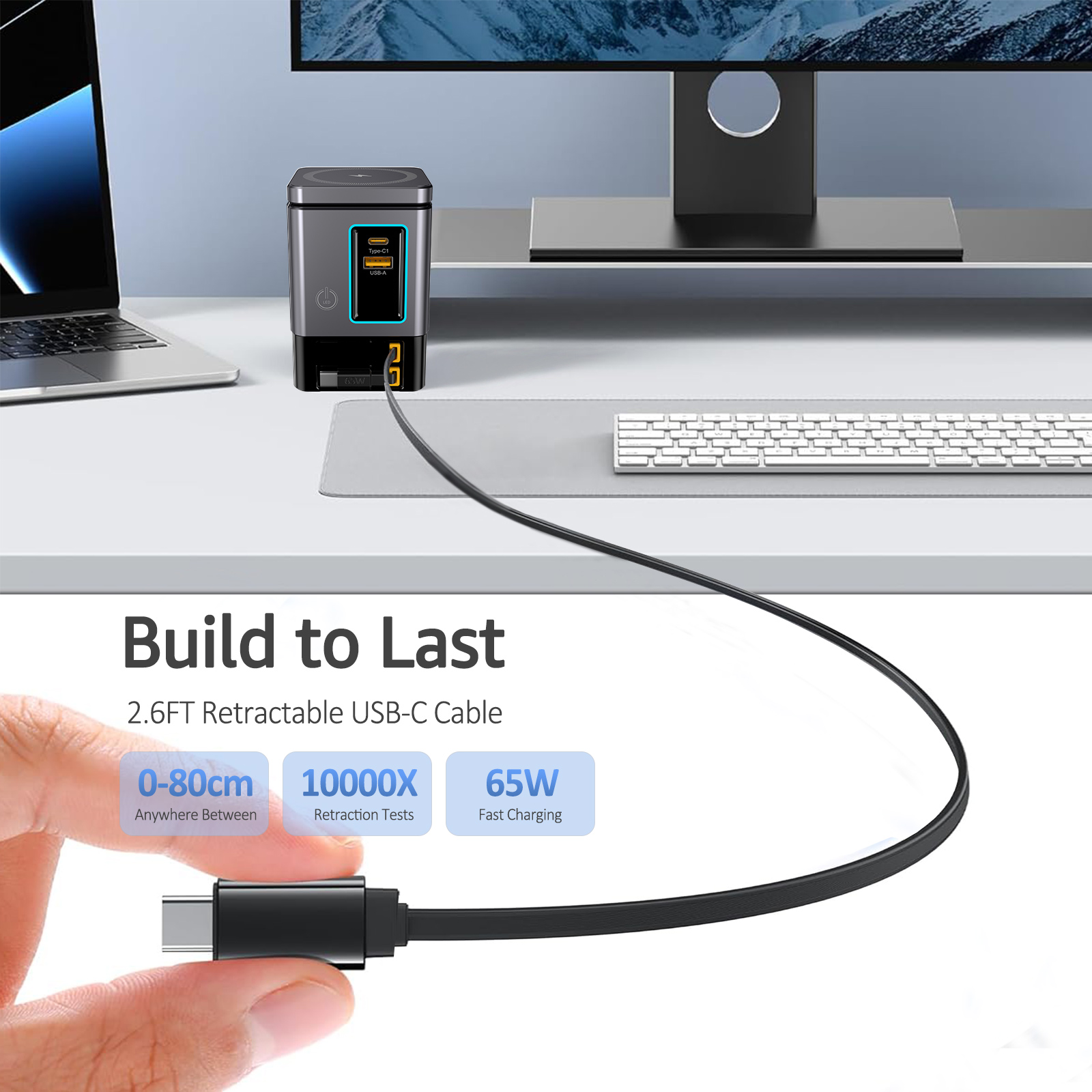 105W 6 In 1 Magnetic Wireless  - Magnetic Charging Cable บทวิจารณ์และราคา