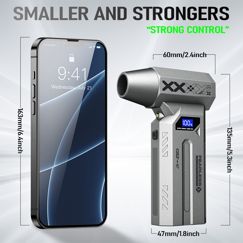 พัดลมเทอร์โบแบบชาร์จไฟได้ เครื - Electronics Home Gadgets บทวิจารณ์และราคา