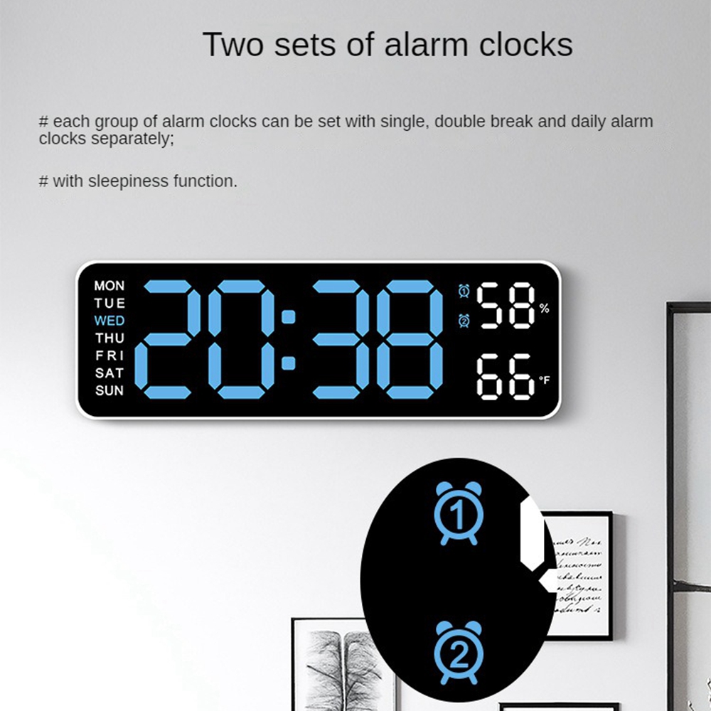 นาฬิกาดิจิตอลขนาดใหญ่อุณหภูมิแ - Modern Electronics Gadgets บทวิจารณ์และราคา