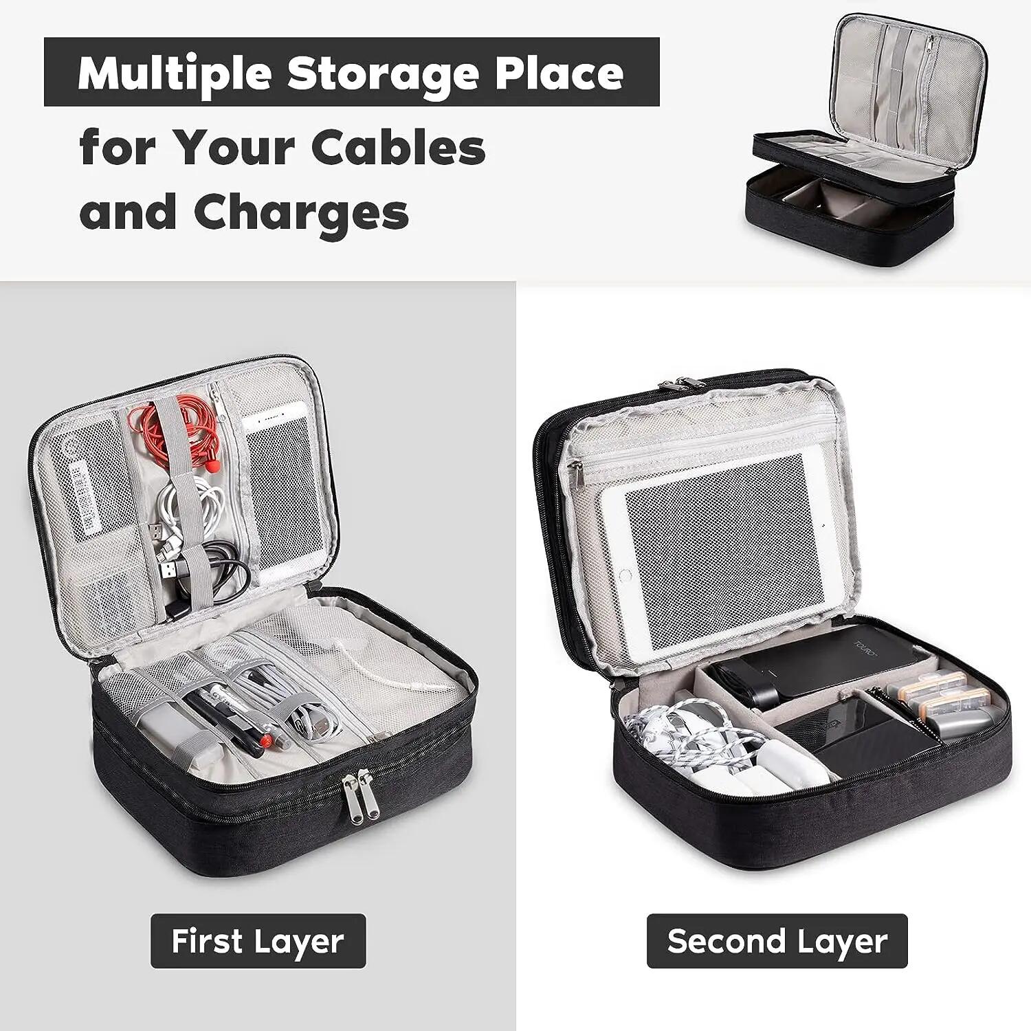 กระเป๋าเก็บดิจิตอลแบบพกพา USB  - Electronics Gadgets Bag บทวิจารณ์และราคา