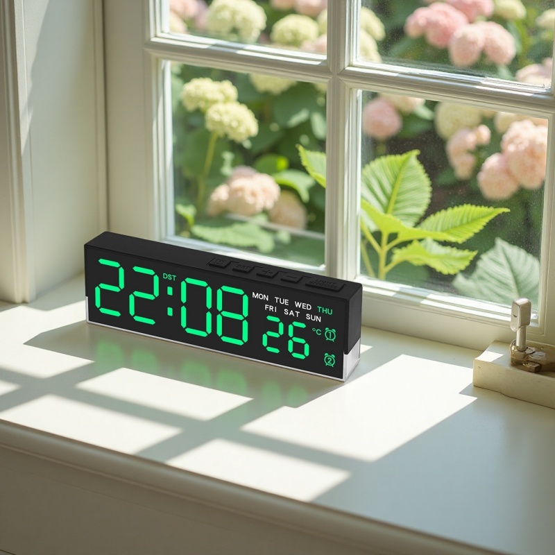LED นาฬิกาปลุกดิจิตอลอุณหภูมิส - Modern Electronics Gadgets บทวิจารณ์และราคา