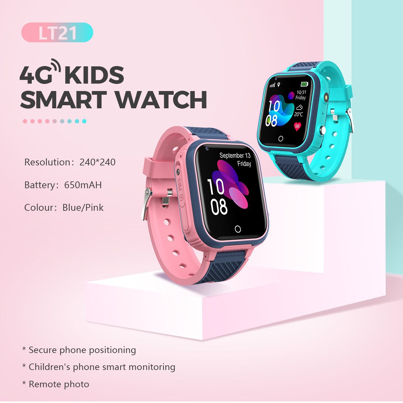 นาฬิกาสมาร์ทวอทช์สำหรับเด็ก รุ - Smart Watch Kids บทวิจารณ์และราคา