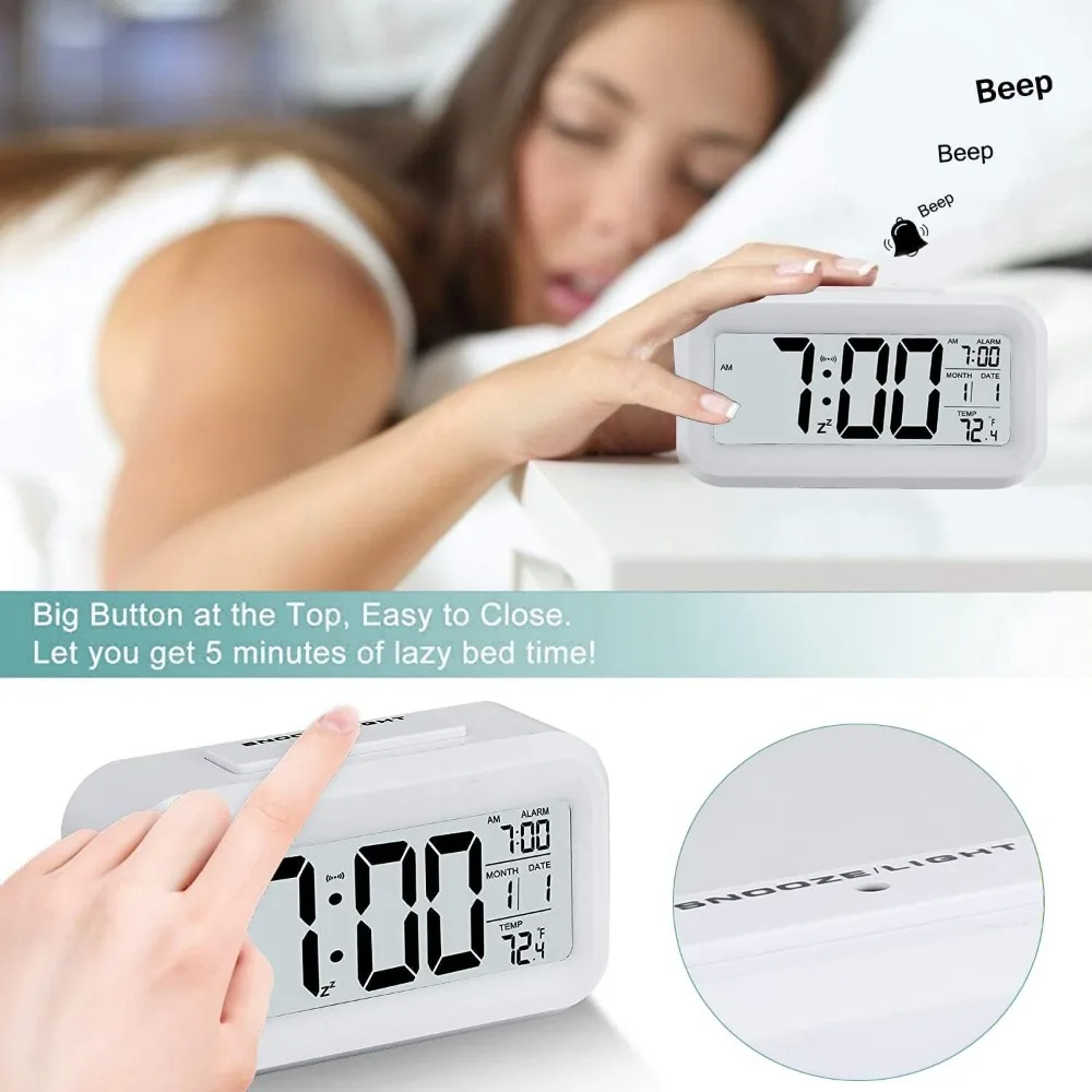 LED นาฬิกาปลุกดิจิตอลอิเล็กทรอ - Modern Electronics Gadgets บทวิจารณ์และราคา