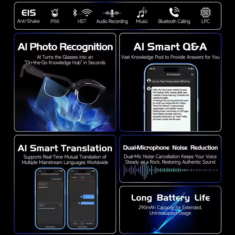 แว่นตาอัจฉริยะ AI รุ่นใหม่ ปี  - Smart Glasses Ar บทวิจารณ์และราคา
