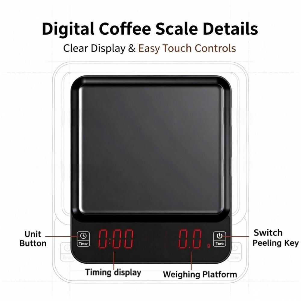 เครื่องชั่งกาแฟดิจิตอลความแม่น - Electronics & Gadgets Starting With C บทวิจารณ์และราคา