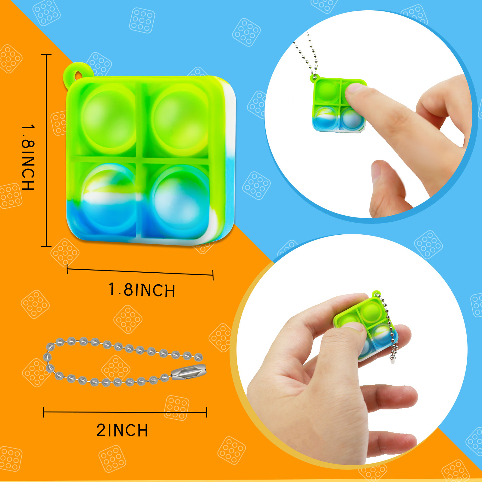 ของเล่นพวงกุญแจมินิป๊อปฟิดเจ็ต - Electronics Gadgets Bag บทวิจารณ์และราคา