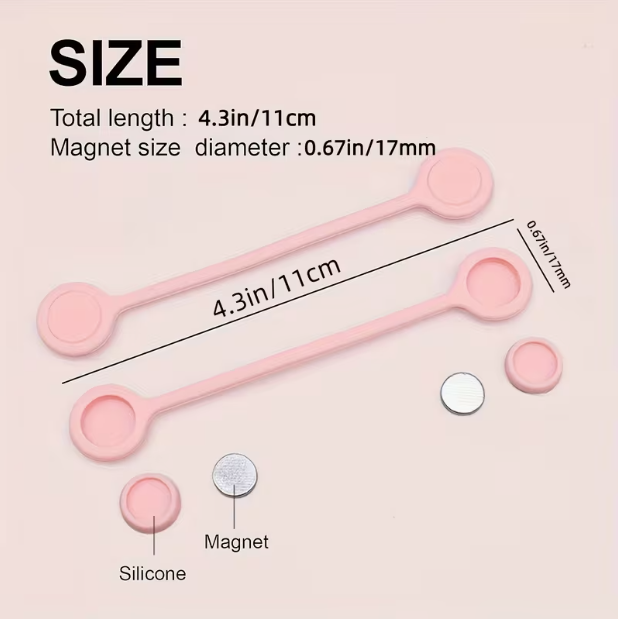 ที่เก็บสายชาร์จแม่เหล็ก 3 ชิ้น - Magnetic Charging Cable บทวิจารณ์และราคา