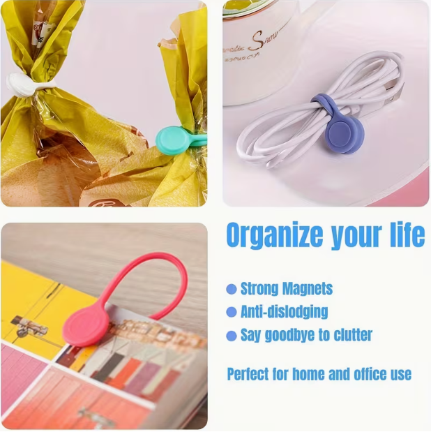 ที่เก็บสายชาร์จแม่เหล็ก 3 ชิ้น - Magnetic Charging Cable บทวิจารณ์และราคา