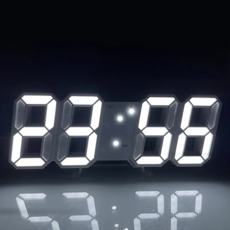 นาฬิกาดิจิตอล LED 3 มิติ แบบมี - Modern Electronics Gadgets บทวิจารณ์และราคา