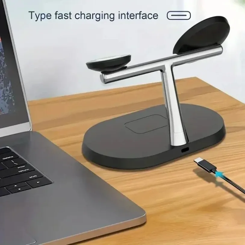 แท่นชาร์จไร้สายแม่เหล็ก 3 in 1 - Magnetic Charging Cable บทวิจารณ์และราคา