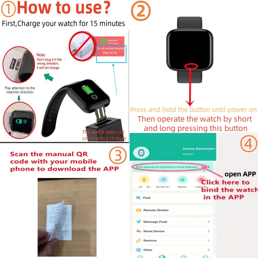 2024 ใหม่สําหรับมัลติฟังก์ชั่น - Smart Watch Kids บทวิจารณ์และราคา