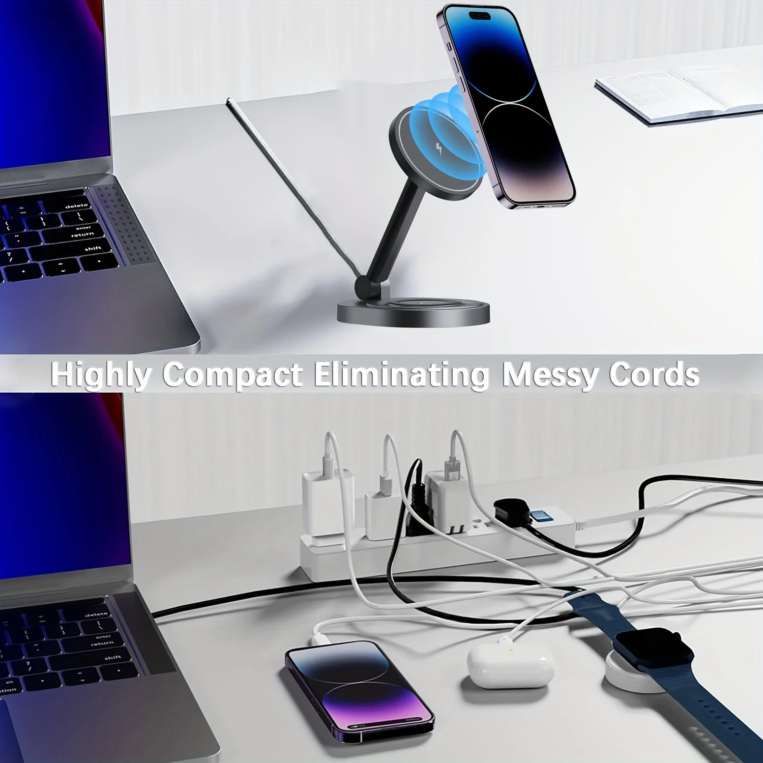 2 In 1 Magnetic Wireless Charg - Magnetic Charging Cable บทวิจารณ์และราคา