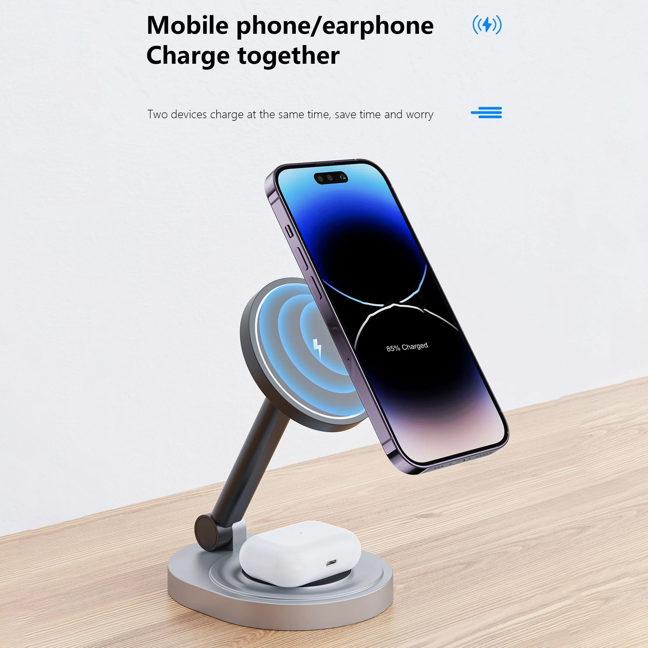 2 In 1 Magnetic Wireless Charg - Magnetic Charging Cable บทวิจารณ์และราคา