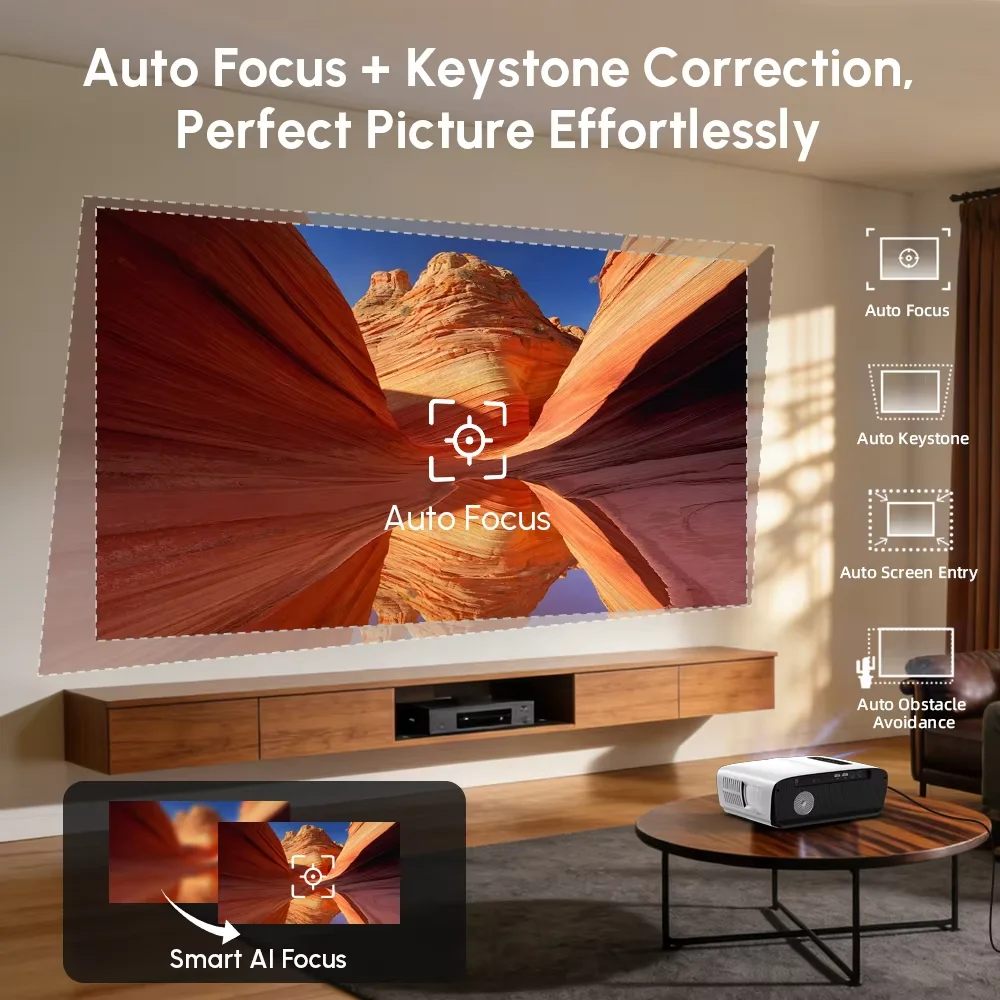 โปรเจคเตอร์ NewA9S 4k โฟกัสอัต - Electronics Home Gadgets บทวิจารณ์และราคา