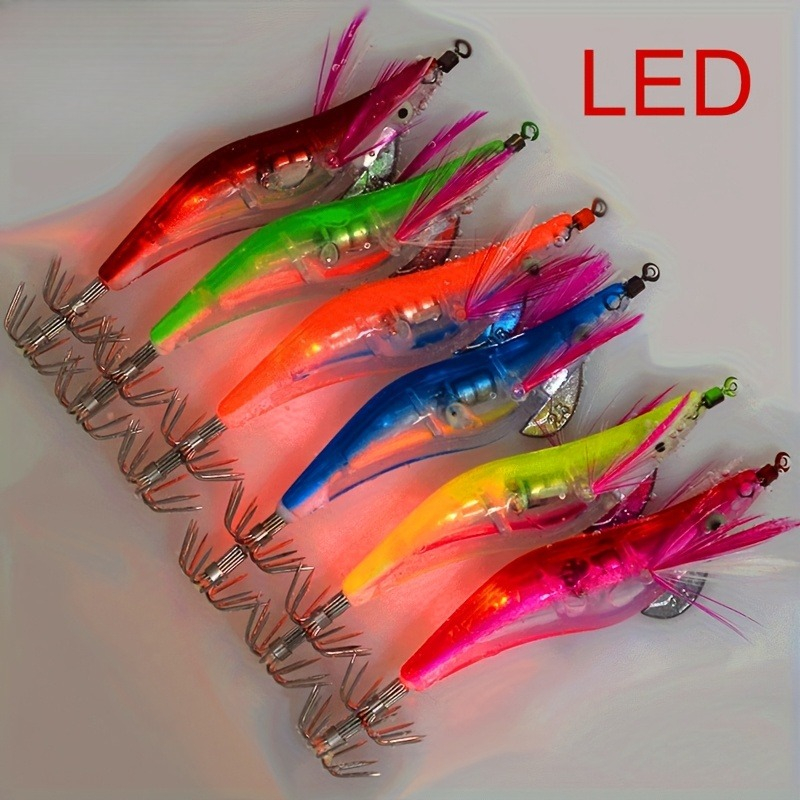 เหยื่อตกปลา LED กระพริบแสง 6 ช - New Gadgets Electronic บทวิจารณ์และราคา